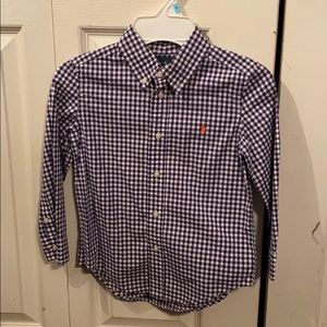 Ralph Lauren Dress Shirt Boys 4/4T